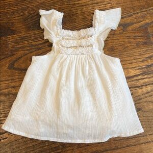 Peek Cream Baby Dress